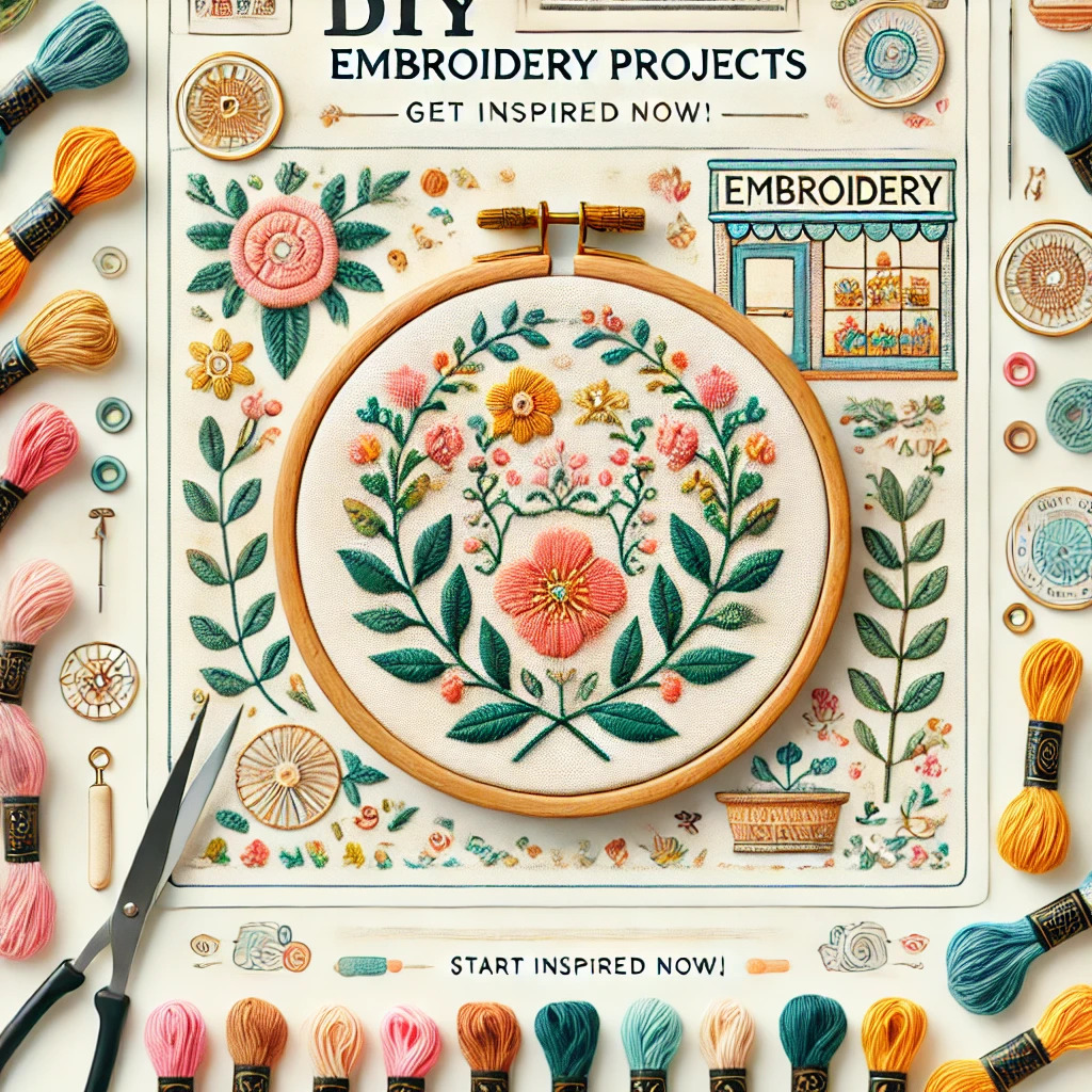 embroidery Free DIY Projects - FindingDIY